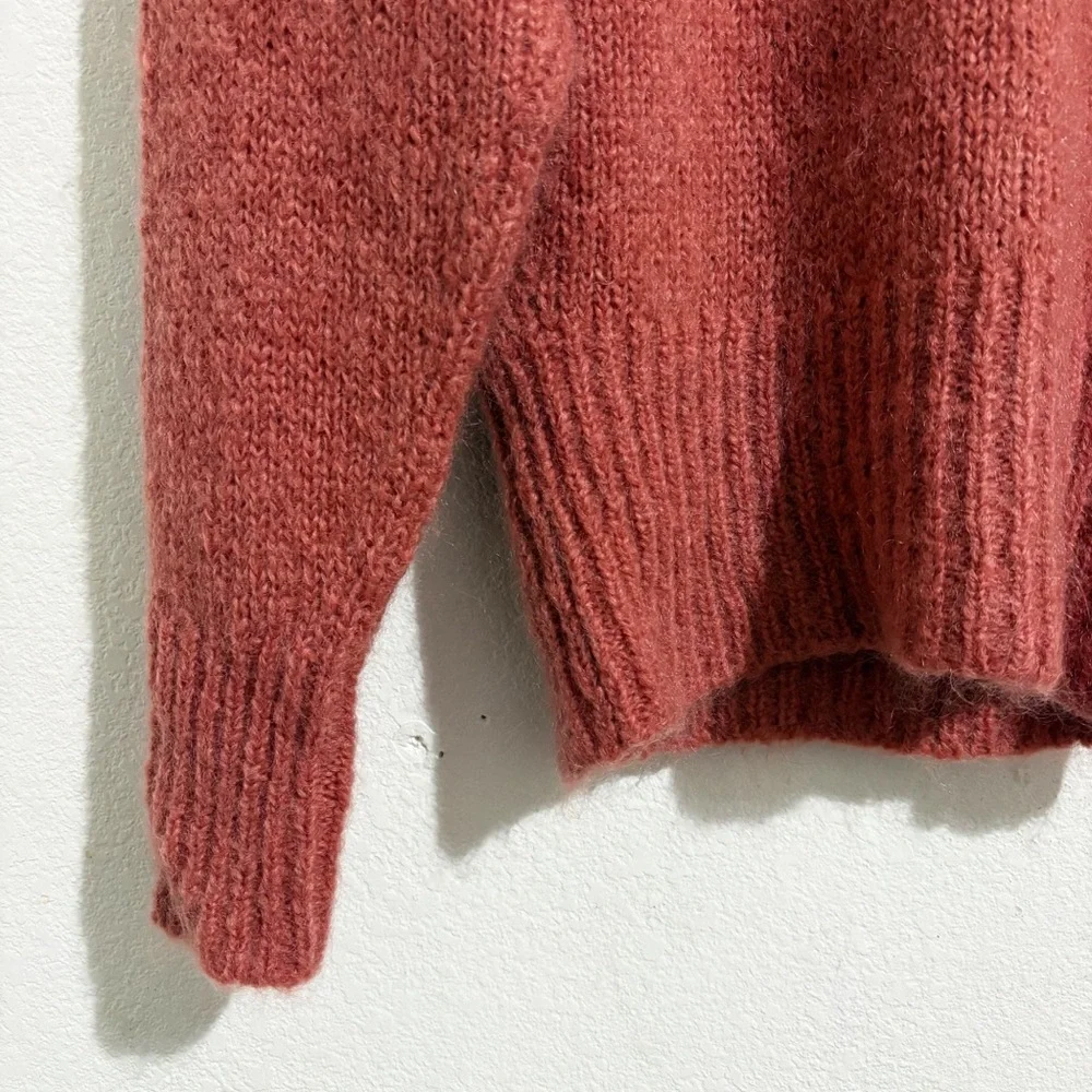 Isabel Marant Estelle Mohair Blend Sweater in Orange‎ Red